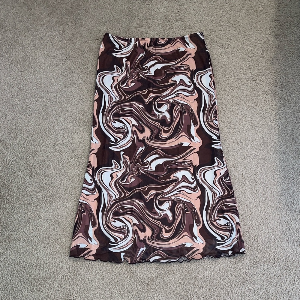 Shein Colorful Midi Skirt